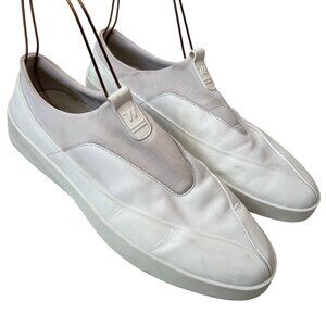 Wolf and Shepherd Cruise Tre slip on shoes white leather mens 12 sneakers